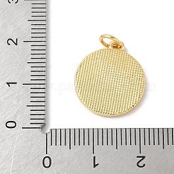 Подвески из латуни с натуральными белыми ракушками&nbsp;KK-S522-11G