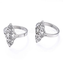 Кольцо для завязывания морского узла из нержавеющей стали марки 304&nbsp;RJEW-T027-01P