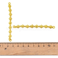 Подвески-соединители из латуни в форме сердца и цветов&nbsp;KK-G502-14G