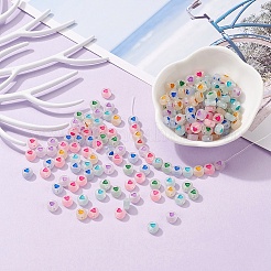 300 шт. Светящиеся акриловые бусины&nbsp;MACR-YW0001-38