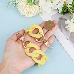 1 шт. непрозрачных акриловых витых цепных удлинителей для сумок&nbsp;PURS-PH0001-41B