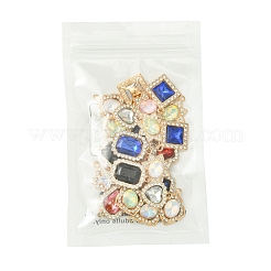 24 шт. 6-х стилевые подвески из сплава стекла&nbsp;FIND-FS0003-20