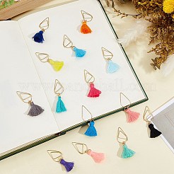 14 шт. 14-х цветные стальные скрепки&nbsp;AJEW-CP00018