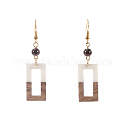 Подвески из смолы и дерева&nbsp;RESI-OL0001-09C