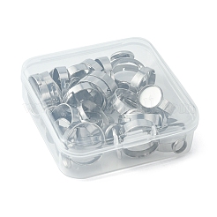 24 шт. 4 регулируемых размера кольца для пальцев из нержавеющей стали 304&nbsp;STAS-FS0001-38