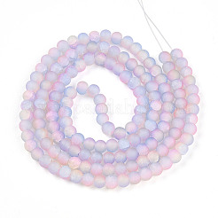 Стеклянные бусины кракле &nbsp;X1-GLAA-N009-6mm-04