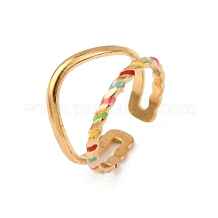 Кольца-манжеты из нержавеющей стали 304&nbsp;RJEW-D334-07G