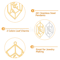 16 шт. 8 подвески из нержавеющей стали 201&nbsp;STAS-DC0014-33