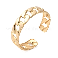 Браслеты-манжеты из нержавеющей стали 304 для женщин&nbsp;BJEW-U032-17G