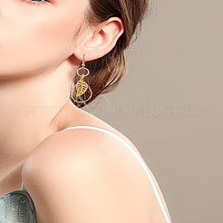 60 шт. 2 стиля латунных соединительных колец&nbsp;KK-LP0004-40