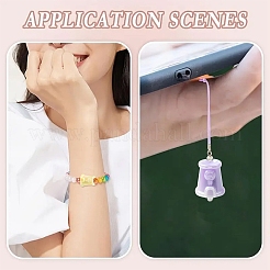 10шт акриловые бусины с УФ-покрытием&nbsp;MACR-YW0004-57