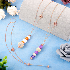 Цепочки-розы из нержавеющей стали 304&nbsp;NJEW-TAC0021