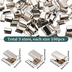 300 шт. 3 размера железных наконечников шнура&nbsp;IFIN-SC0001-56