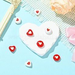 8 шт. 4 стиля латунных эмалевых бусин&nbsp;KK-CJ0002-93