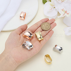 6 шт. пряжка для шарфа из сплава 3 цветов&nbsp;AJEW-AR0005-17