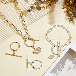 10 шт. 2-х цветные латунные застежки-тоглы&nbsp;KK-BBC0021-22A