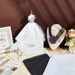 Ткань из полиэстера с шестиугольной сеткой 3 м&nbsp;DIY-WH0542-58B