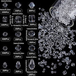 820 шт. прозрачные стеклянные бусины&nbsp;GLAA-SP0001-40