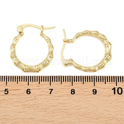 Латунные серьги обруча&nbsp;EJEW-D348-01G