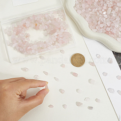 3 нити бусин из натурального розового кварца&nbsp;G-PA0001-36