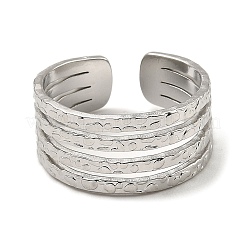 Кольца-манжеты открытого типа из нержавеющей стали марки 304&nbsp;RJEW-Z018-33P