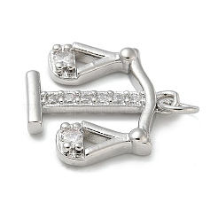 Стойки обшивки латунь микро проложить Циркон подвеску&nbsp;KK-K392-32P