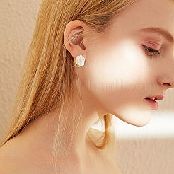 20 шт. фурнитура для сережек-клипс из нержавеющей стали 304&nbsp;STAS-UN0044-06