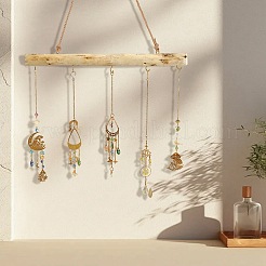 1шт. деревянная вешалка для веток с крючками&nbsp;AJEW-SP0002-32