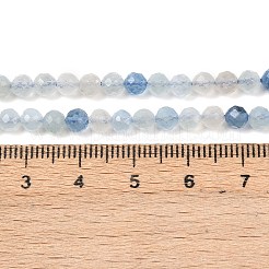 Природные Аквамарин бисер нитей&nbsp;LS-G-F509-10-4mm-A
