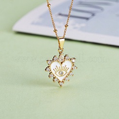 6шт латунные прозрачные подвески из кубического циркония&nbsp;ZIRC-SZ0003-67