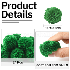 24 шерстяной мягкий помпон&nbsp;DIY-SC0031-31C-02