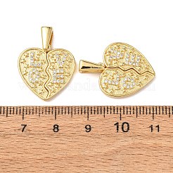 Латунные микропаве кубические цирконии открывающиеся подвески&nbsp;KK-D012-05G