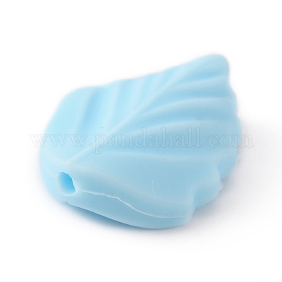 Силиконовые бусины SIL-WH0001-20B-1