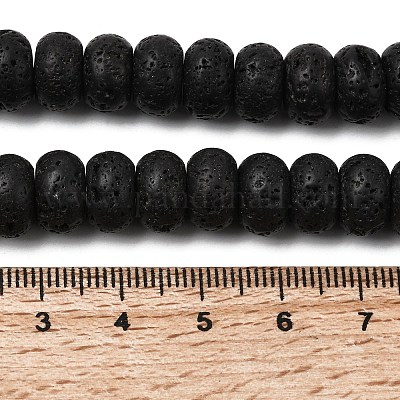 Бусы из натуральной лавы&nbsp;G-A280-A18-03-1