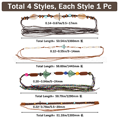Пояс для ковбойской шляпы из поликоттона в юго-западном стиле FIND-GF0005-58-1