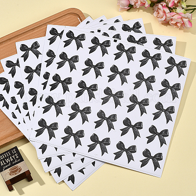 Наклейки с бантом pp&nbsp;DIY-WH20007-281B-1