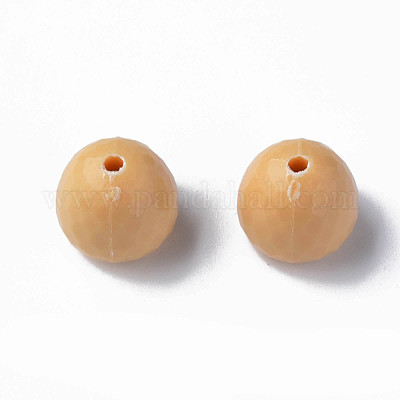 Непрозрачные акриловые бусины&nbsp;MACR-S373-10A-A13-1