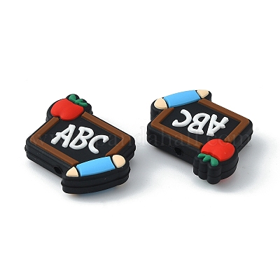 Силиконовые бусины&nbsp;SIL-WH0010-13H-1