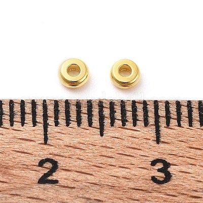 Spacer бисер латунные&nbsp;X-KK-G479-05G-1