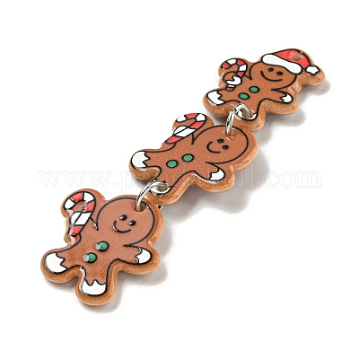 Рождественские акриловые железные подвески&nbsp;MACR-U005-10A-1