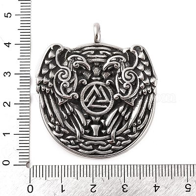 Большие подвески из хирургической нержавеющей стали 316 STAS-Z073-46AS-1