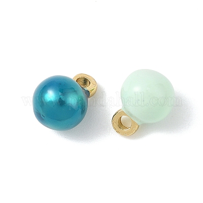 Латунь эмаль подвески&nbsp;KK-K364-17C-G-1