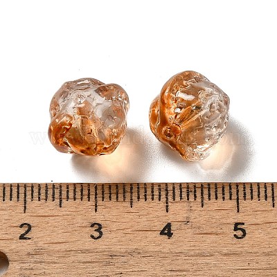 Прозрачные стеклянные бусины&nbsp;GLAA-D025-04F-1