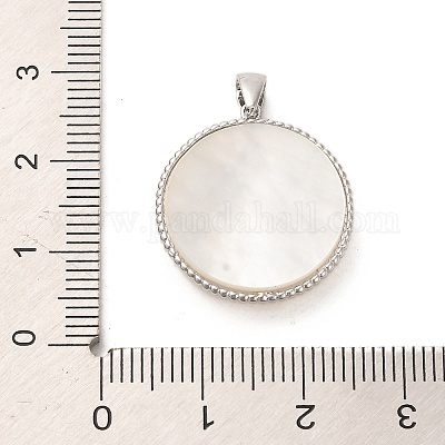 Кулоны из латуни с микропейвом и кубическим прозрачным цирконием KK-P260-27B-P-1