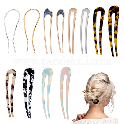 12 шт. 12 французских заколки для волос&nbsp;OHAR-GA0001-10-1