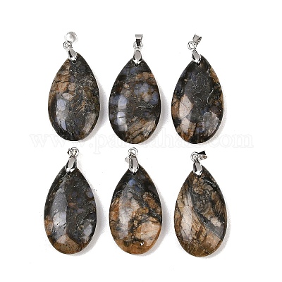 Природные подвески лабрадорита&nbsp;G-D084-01P-B07-1