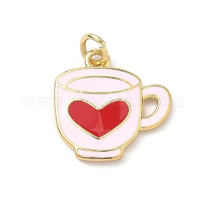 Латунь эмаль подвески&nbsp;KK-H255-11A-G-1