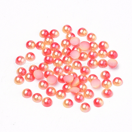 Имитация жемчуга кабошонов акриловые OACR-R063-6mm-14-1