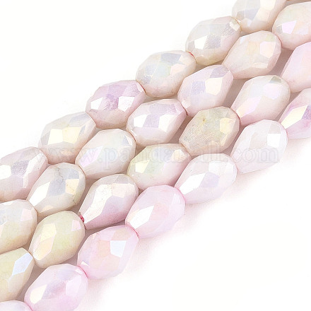 Антикоррозийные гальванические стеклянные бусины GLAA-T025-13A-08-1