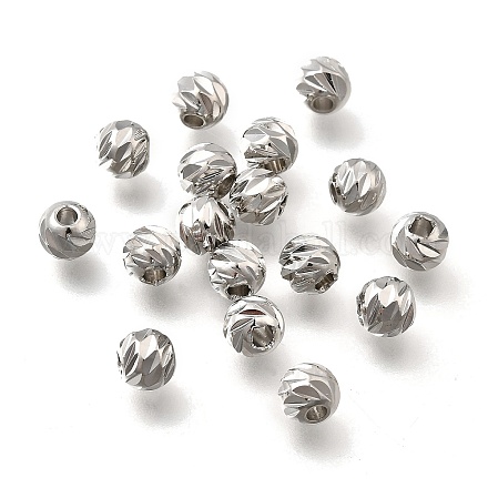 Латунные бусины KK-B147-02E-P-1